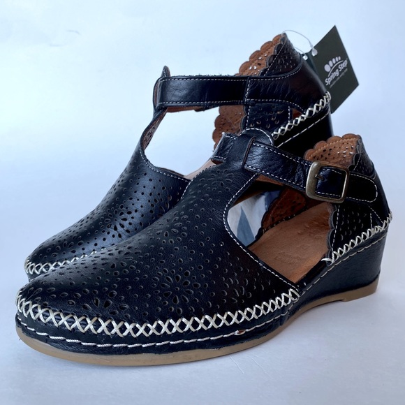 Spring Step Airy Comfort Wedge black size 6 - Picture 4 of 9